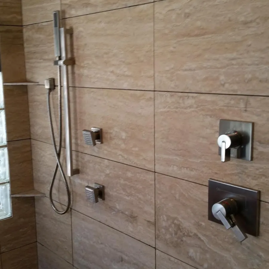 Shower fixture installation for Gas Line Repair in Eldridge